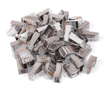 Artykuły czyszczące Spacetronik Wtyk sieciowy RJ45 CAT 6 FTP 100 szt